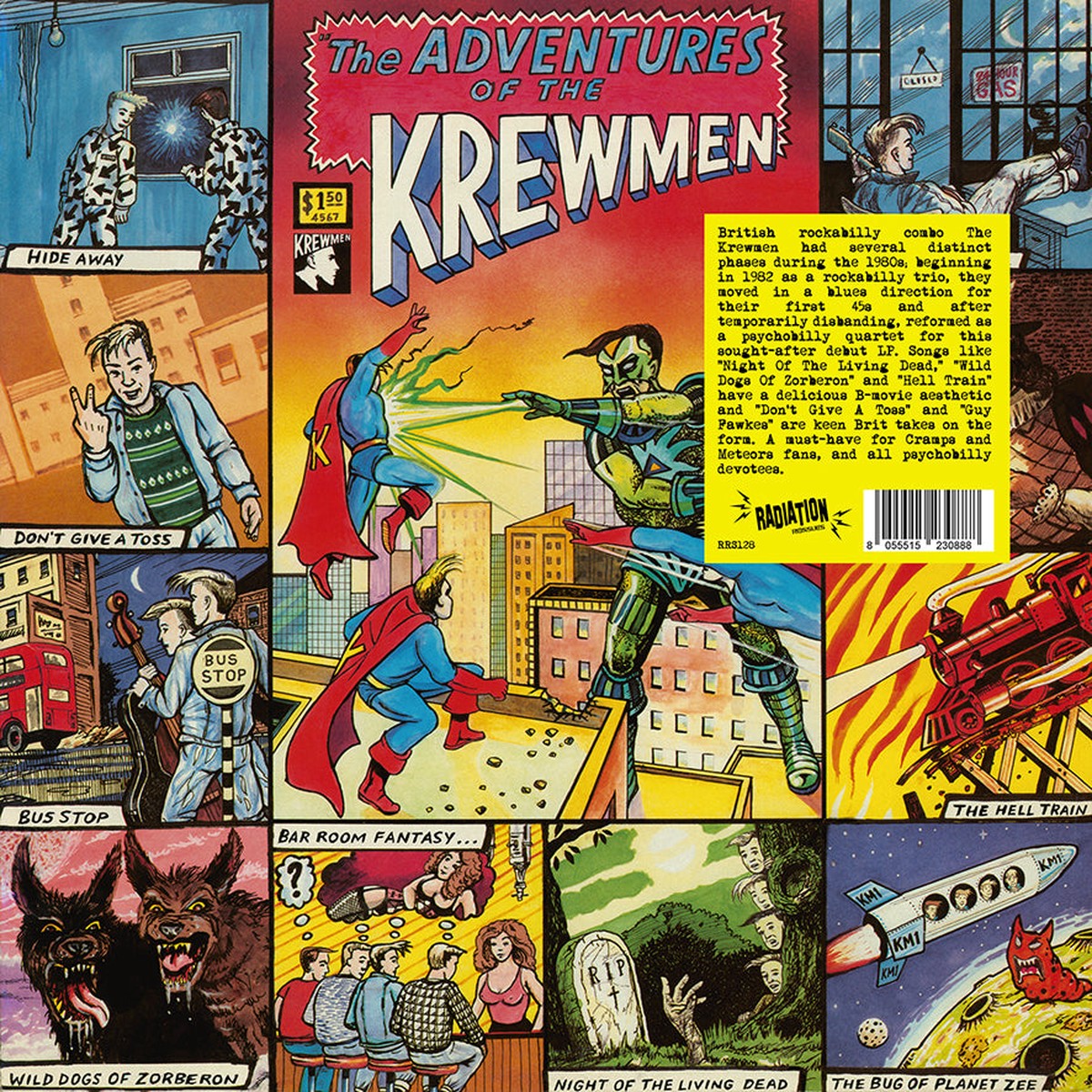 The Krewmen The Adventures Of The Krewmen (LP reissue POSTER BLACK VINYL) - NEW