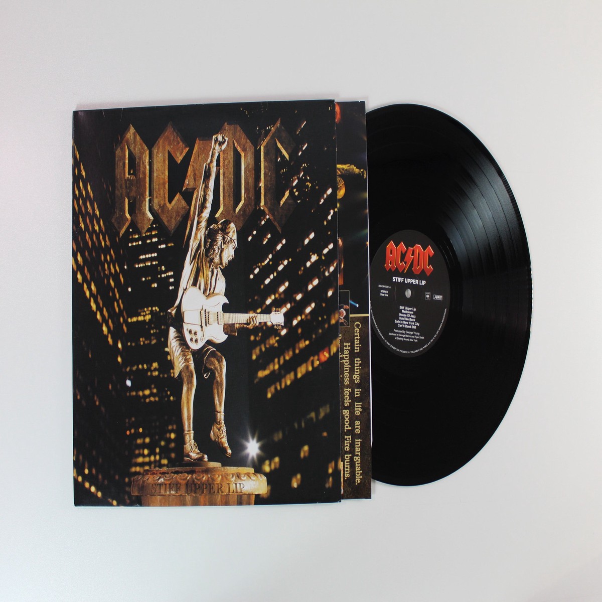 ACDC - Stiff Upper Lip on Columbia Reissue
