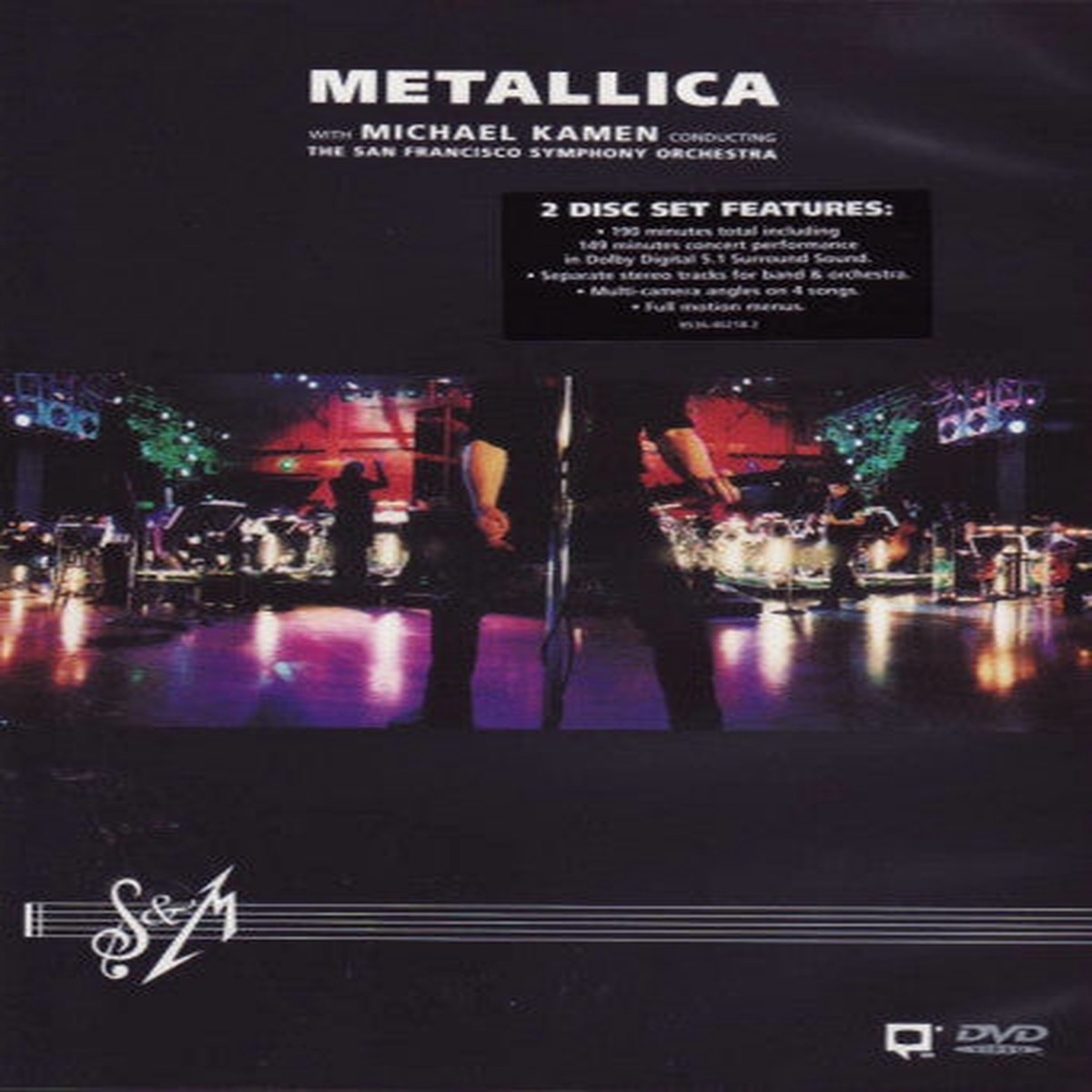 Metallica With Michael Kamen Conducting The San Francisco Symphony Orchestra - SM (2xDVD-V Multichannel PAL) - USED