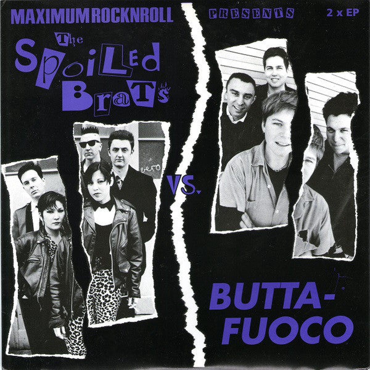 The Spoiled Brats Buttafuoco - The Spoiled Brats Vs Buttafuoco (2x7 EP Red) - USED