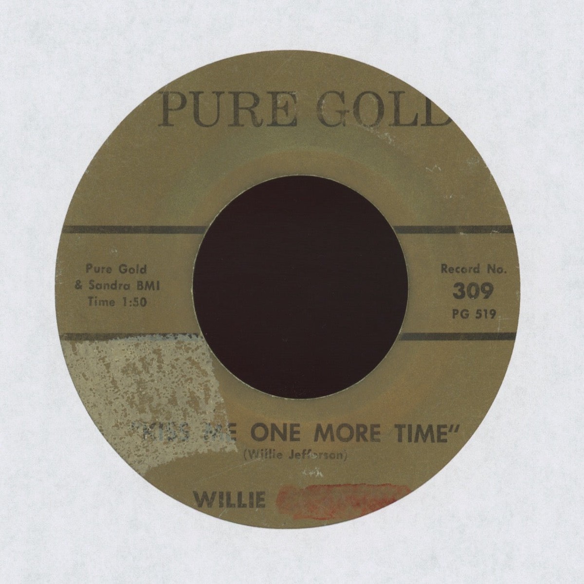 Willie Cobbs - Big Boss Man on Pure Gold RB 45