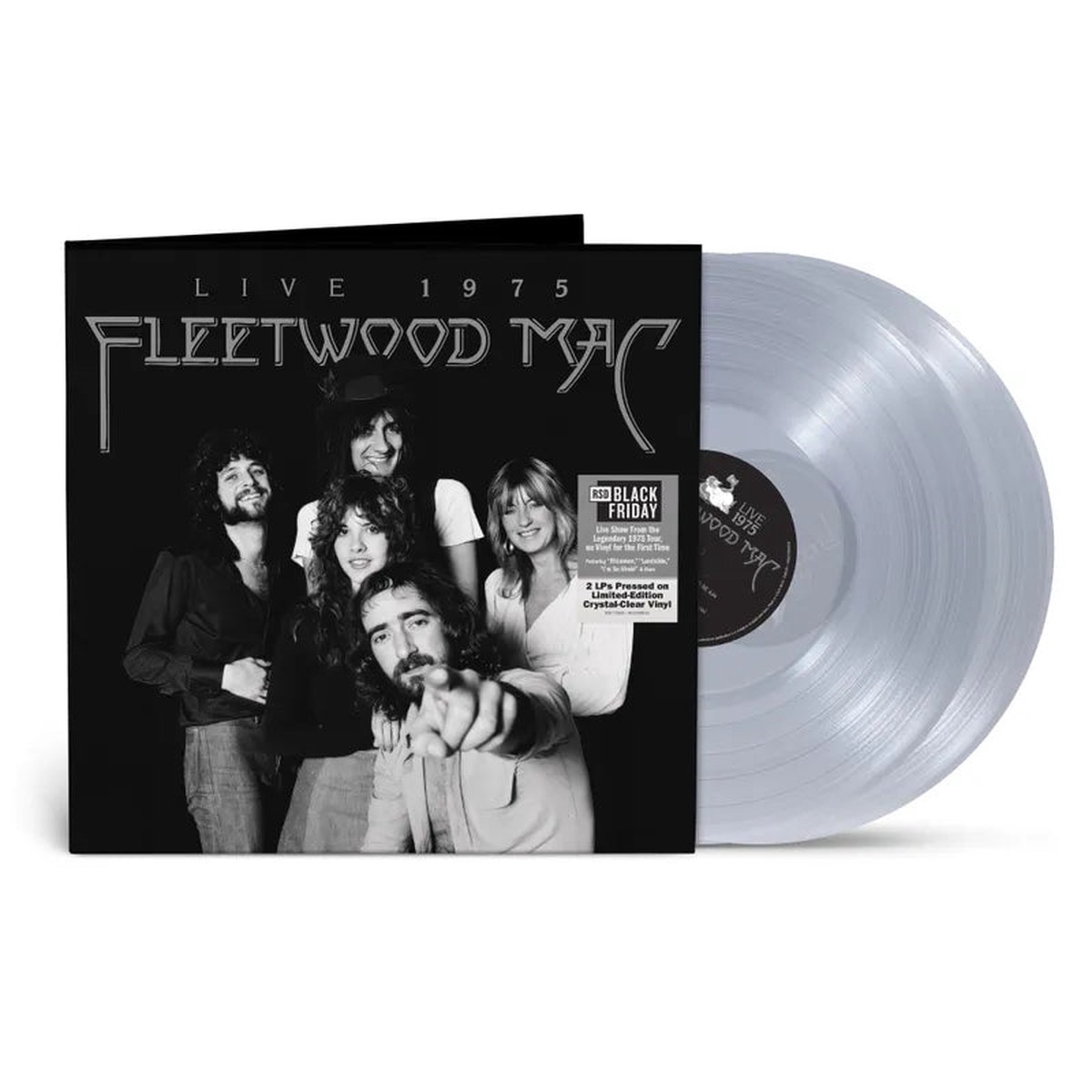 Fleetwood Mac - Fleetwood Mac Live 1975 Clear Vinyl LIMIT 1 PER CUSTOMER PLEASE