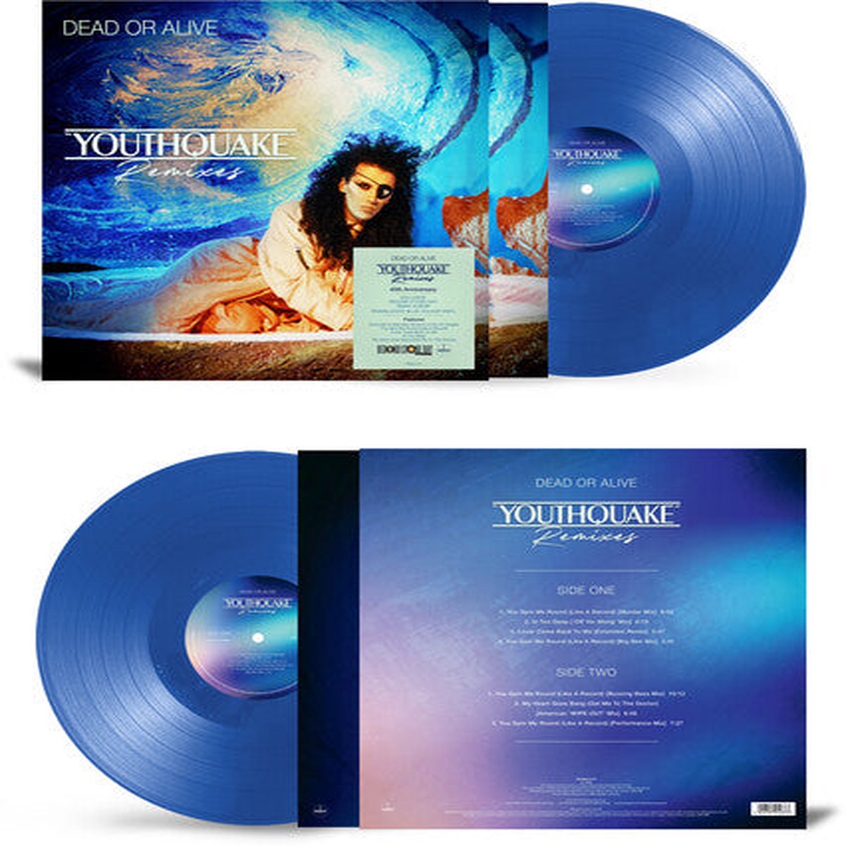 Dead or Alive - Youthquake Remixes Blue Vinyl