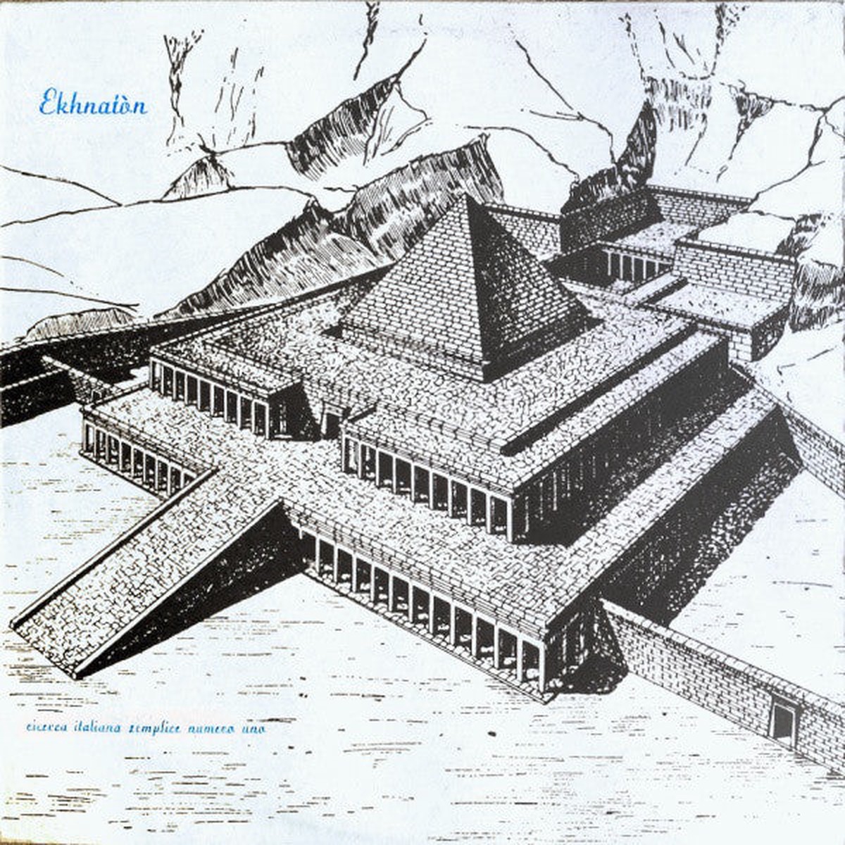Various - Ekhnatn - Ricerca Italiana Semplice Numero Uno (LP Album Blu) - NEW