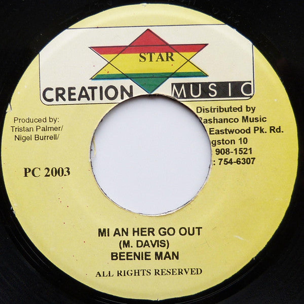 Beenie Man - Mi An Her Go Out (7) - USED