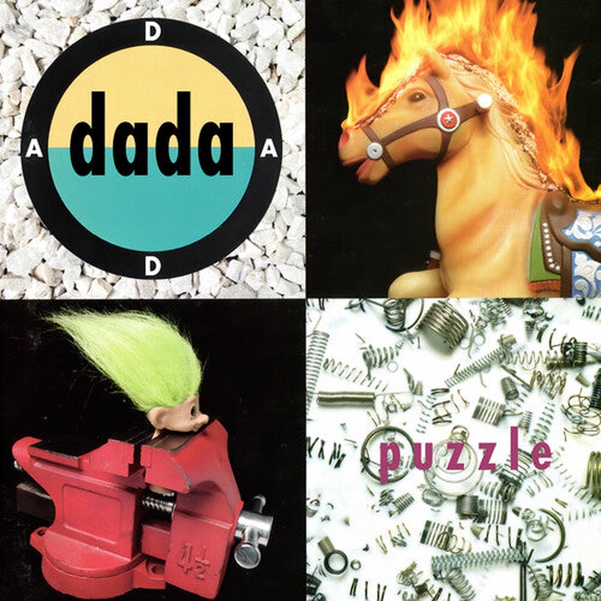 Dada - Puzzle 2-lp Red Black Swirl Vinyl