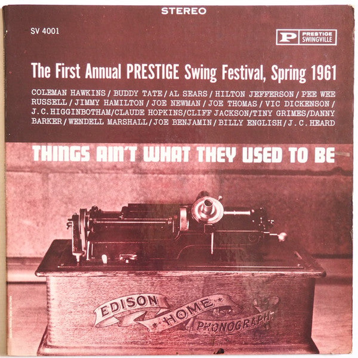 Various - Things Aint What They Used To Be - The First Annual Prestige Swing Festival Spring 1961 (2xLP) - USED