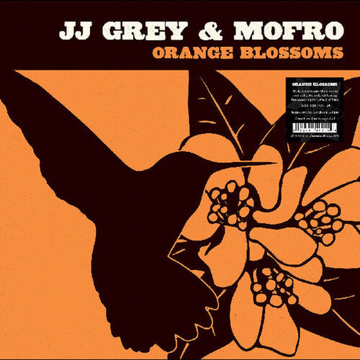 JJ Grey Mofro - Orange Blossoms 2-lp Orange Vinyl