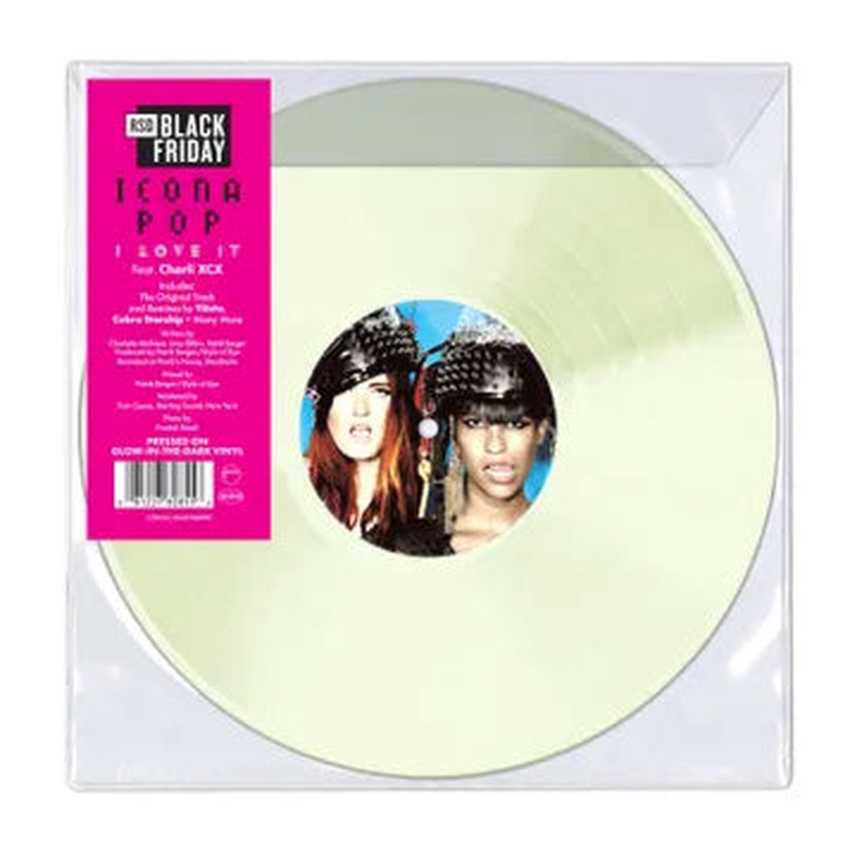 Icona Pop - I Love It (Feat Charli XCX) Glow In The Dark Vinyl