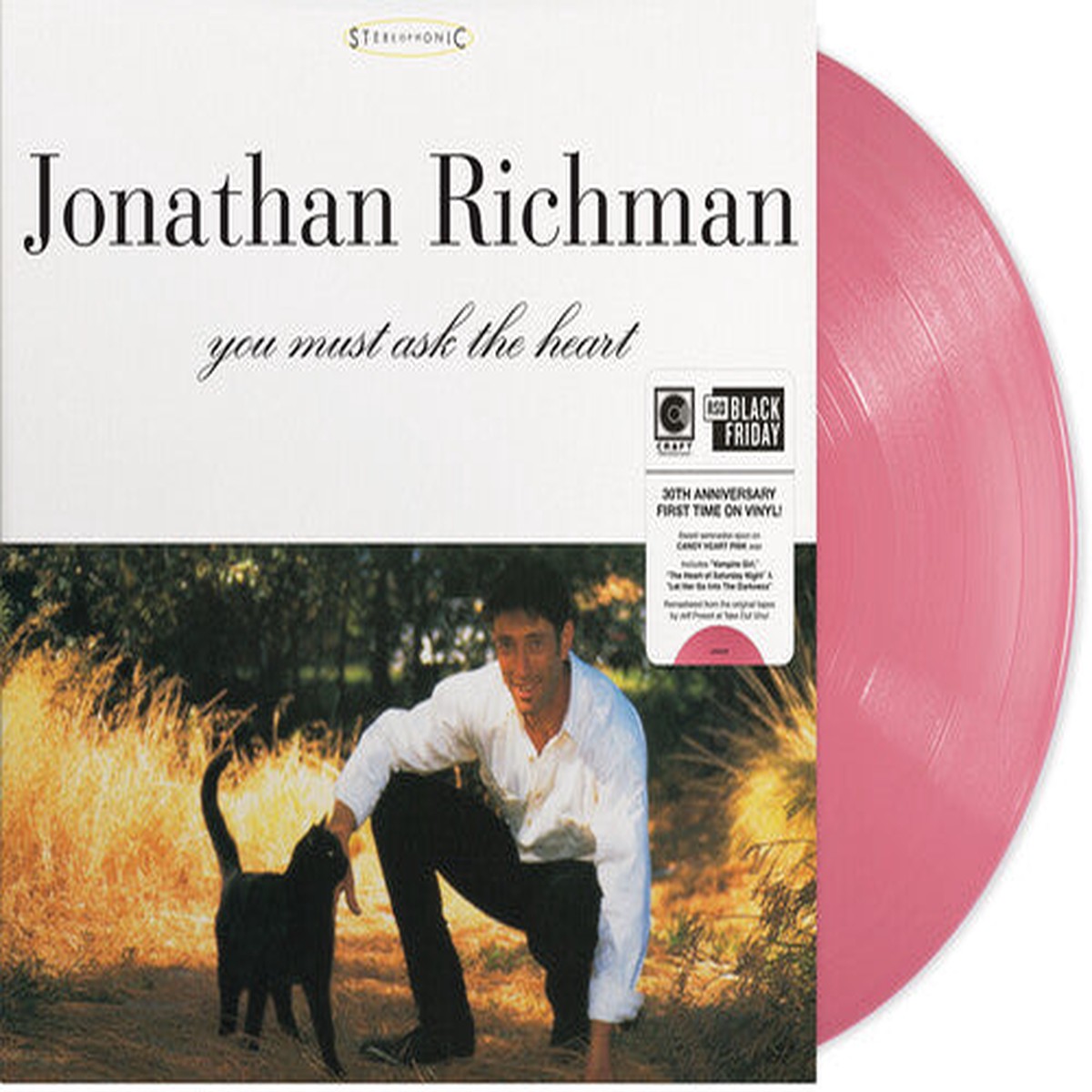 Jonathan Richman - You Must Ask The Heart Candy-Heart Pink Vinyl