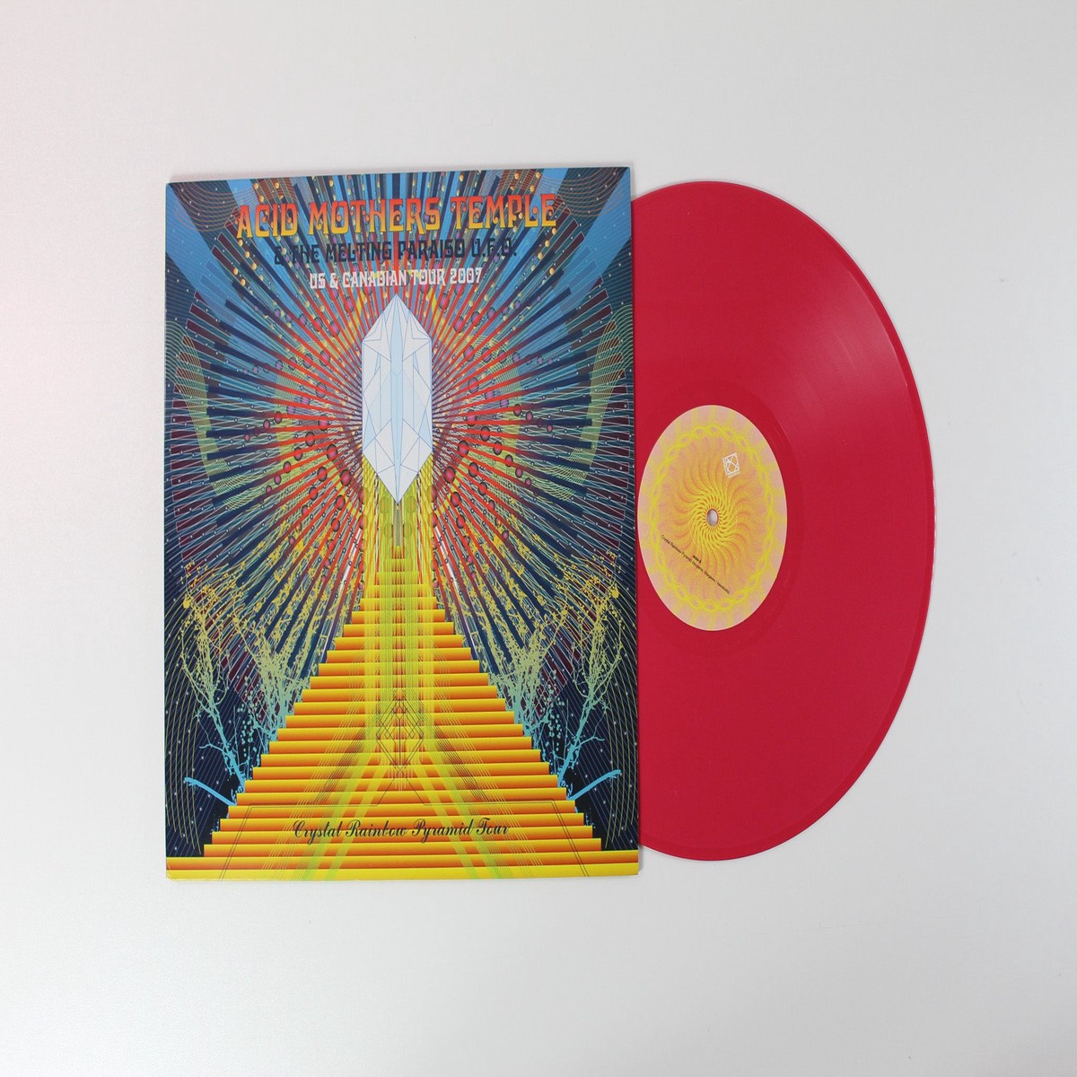 Acid Mothers Temple The Melting Paraiso UFO - Crystal Rainbow Pyramid Tour Ltd Red Vinyl on Important Records