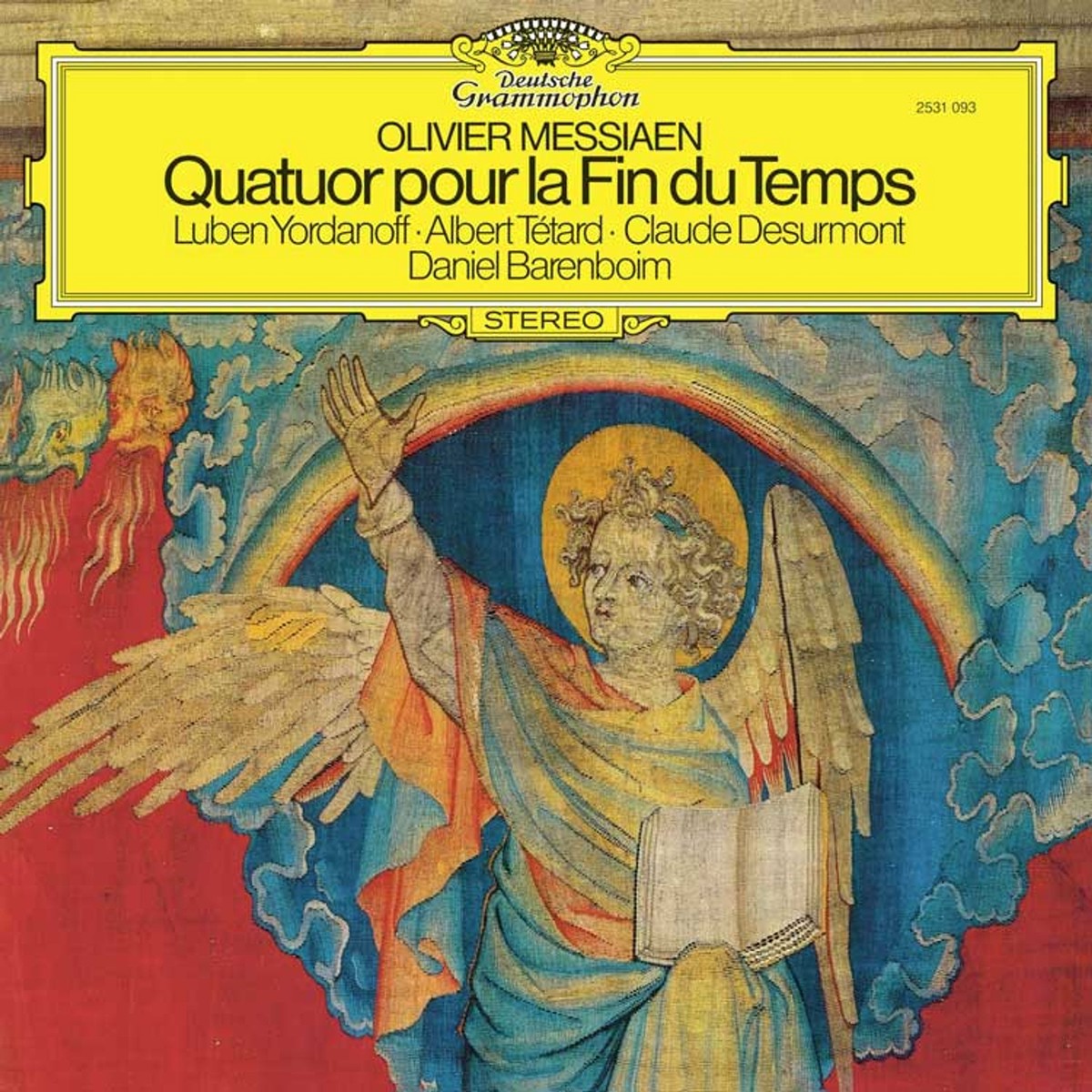 Albert Ttard Daniel Barenboim Claude Desurmont Luben Yordanoff Messiaen Quatuor Pour La Fin Du Temps Original Source Series