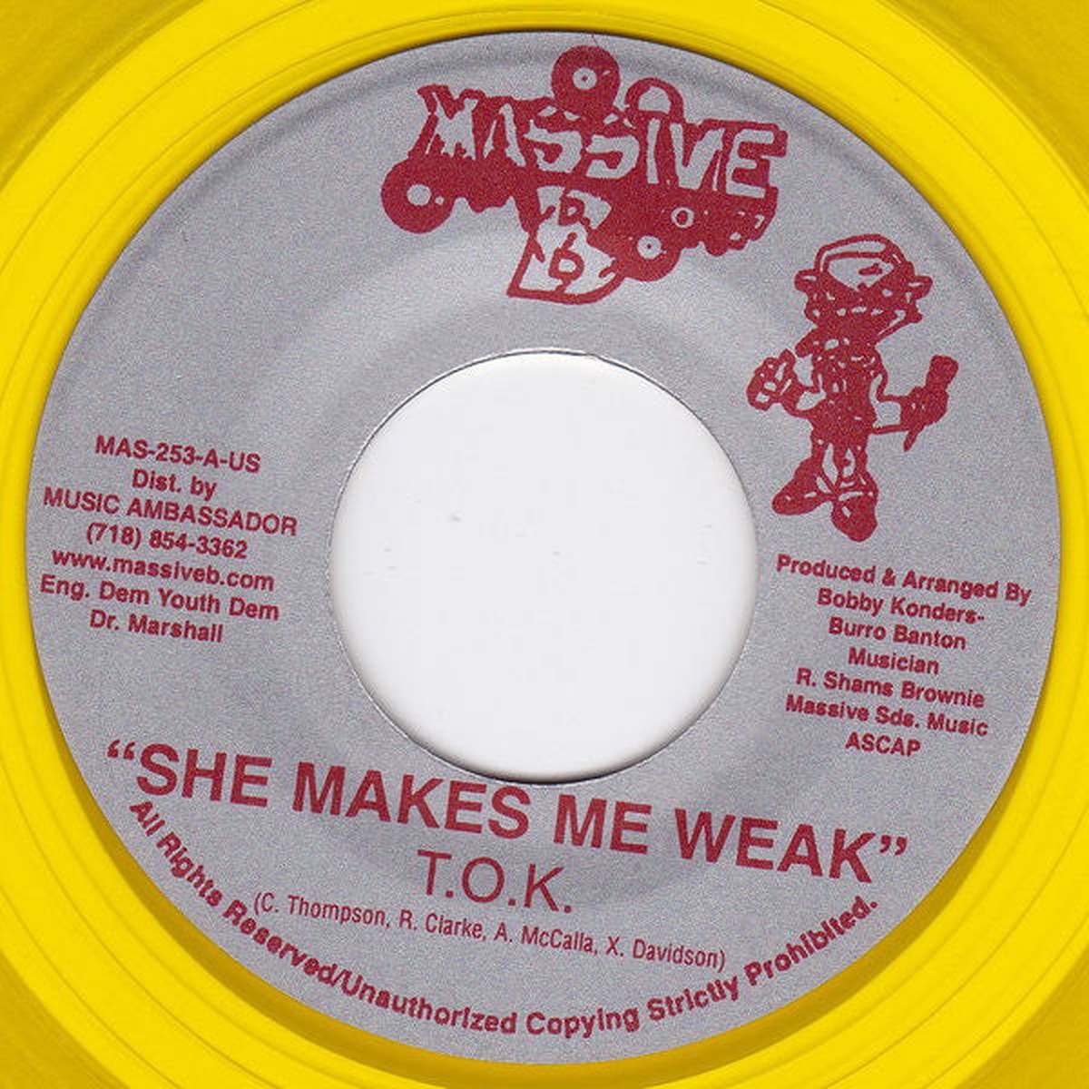 TOK - She Makes Me Weak (7 Yel) - USED