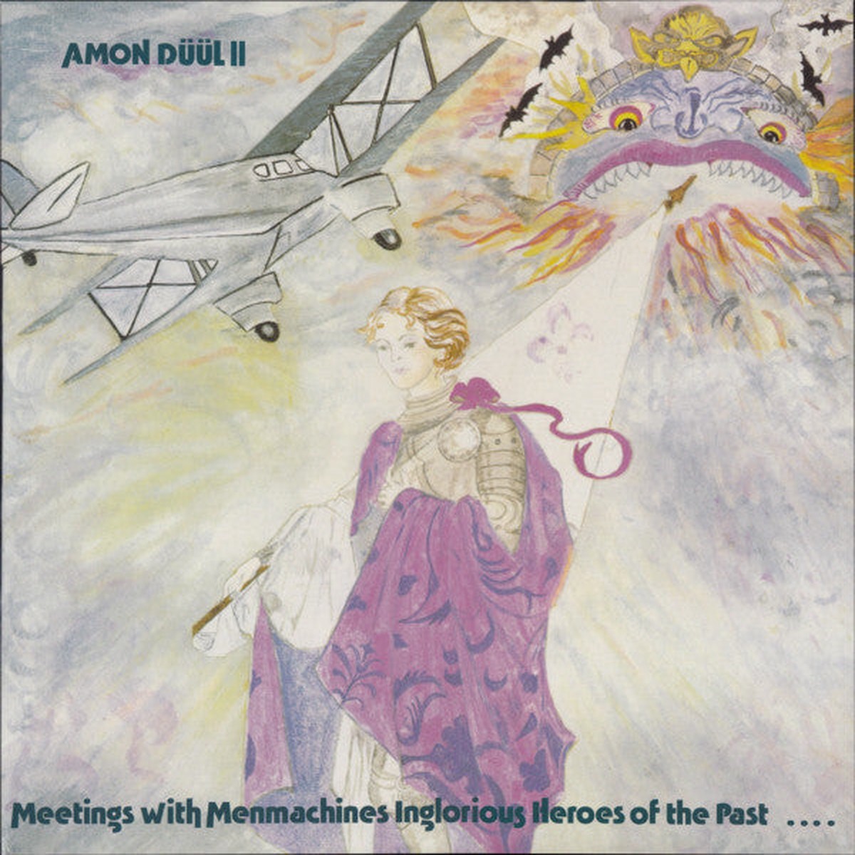 Amon Dl II (2) - Meetings With Menmachines Inglorious Heroes Of The Past (LP Album RE) - NEW