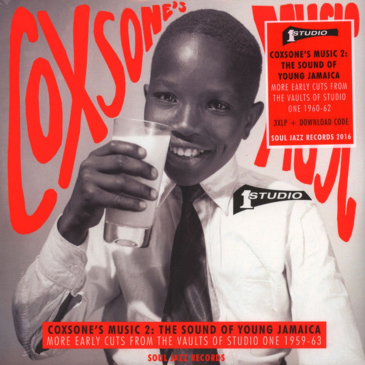 Various - Coxsones Music 2 The Sound Of Young Jamaica (More Early Cuts From The Vaults Of Studio One 1959-63) (3xLP Comp) - NEW
