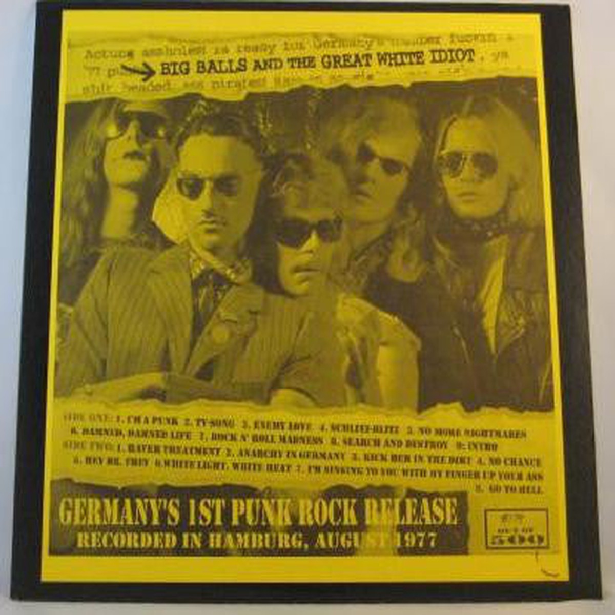 Big Balls The Great White Idiot - Big Balls And The Great White Idiot (LP Unofficial WLbl Red) - USED