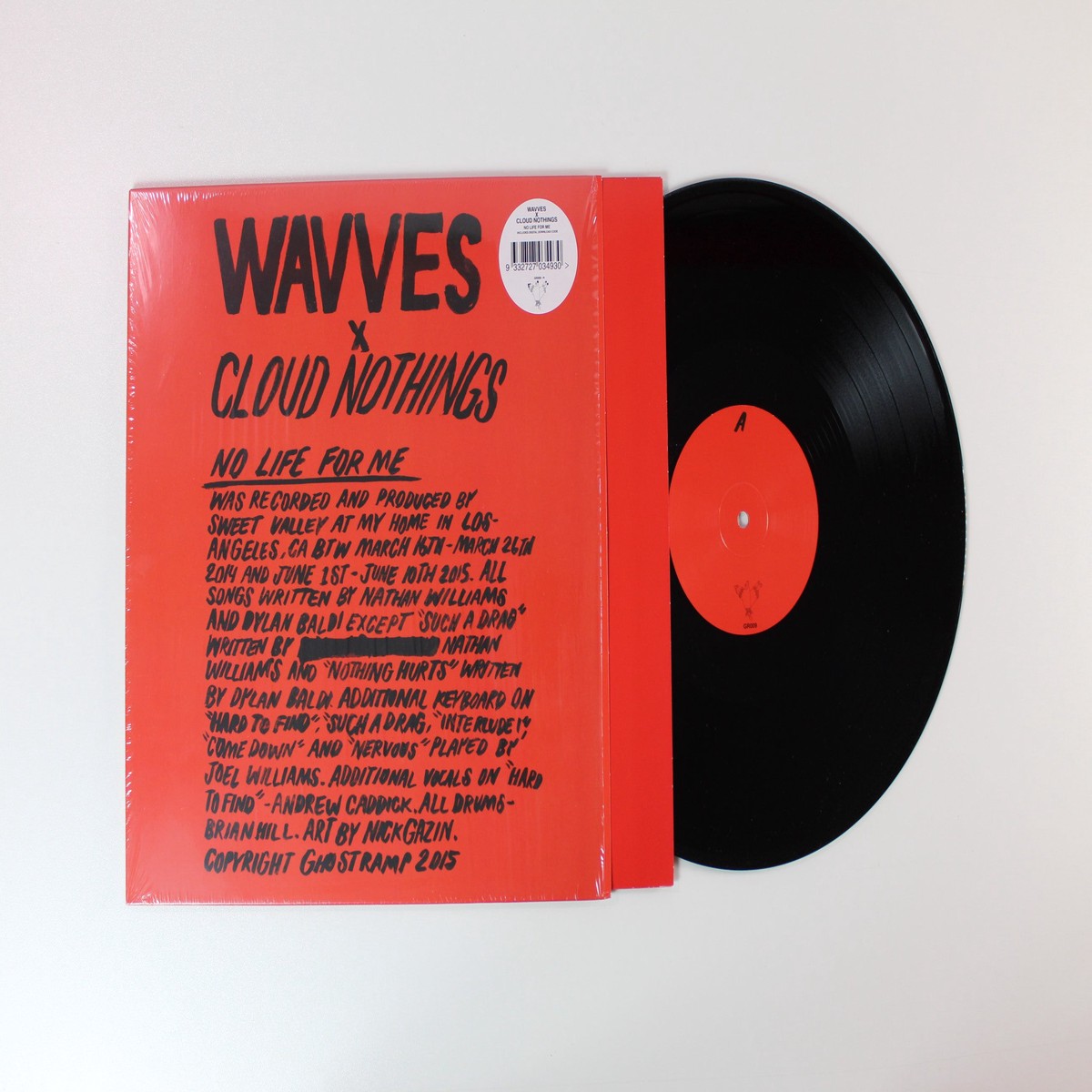 Wavves Cloud Nothings - No Life For Me on Ghost Ramp Ltd Edition