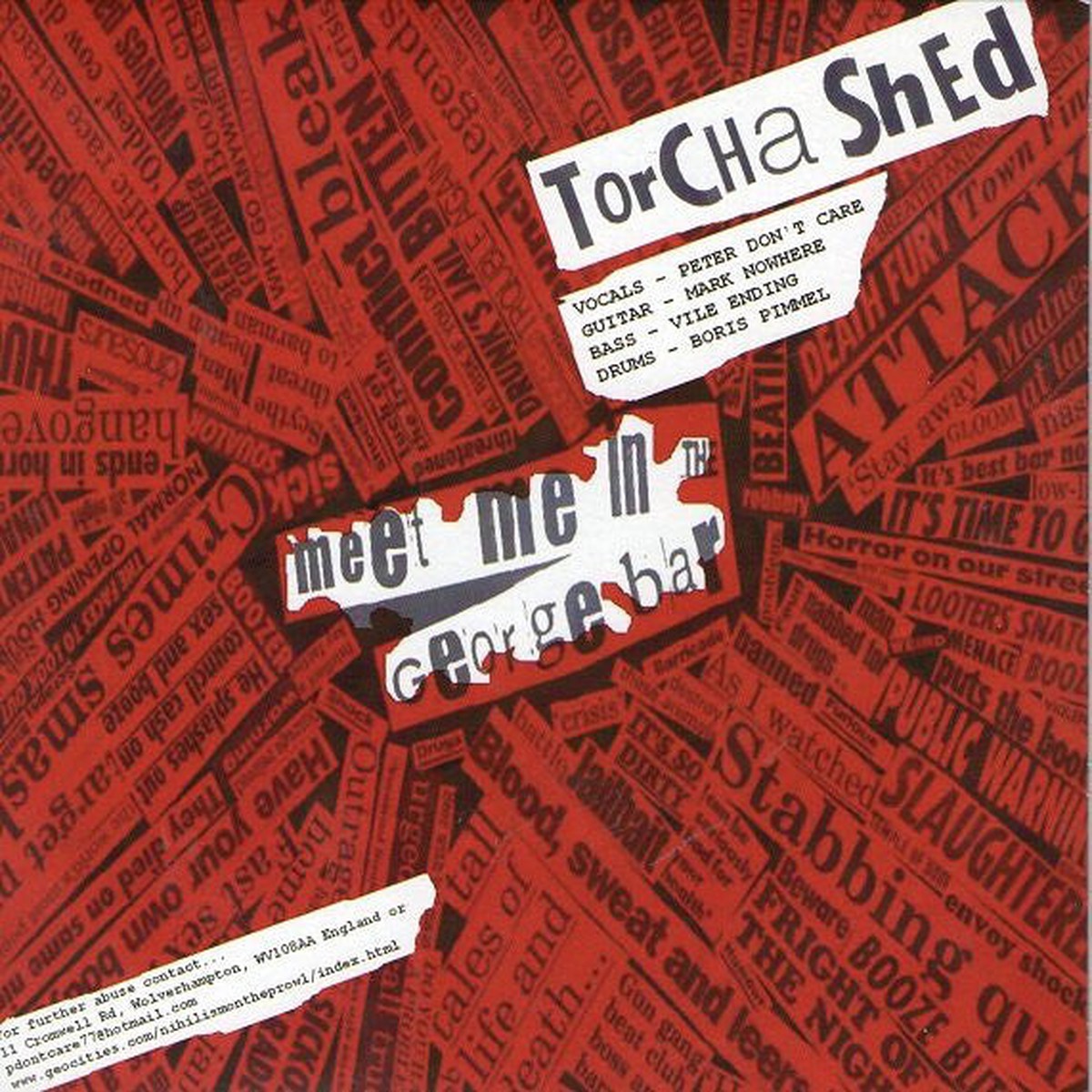 Torcha Shed Neon Maniacs - Meet Me In George Bar Zombie (7) - USED
