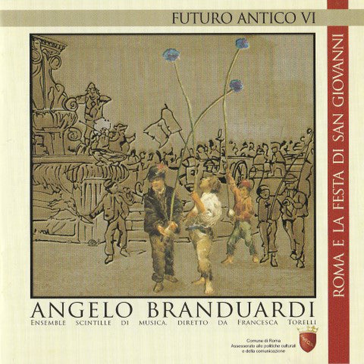 Angelo Branduardi Ensemble Scintille Di Musica - Futuro Antico VI (CD Album) - USED