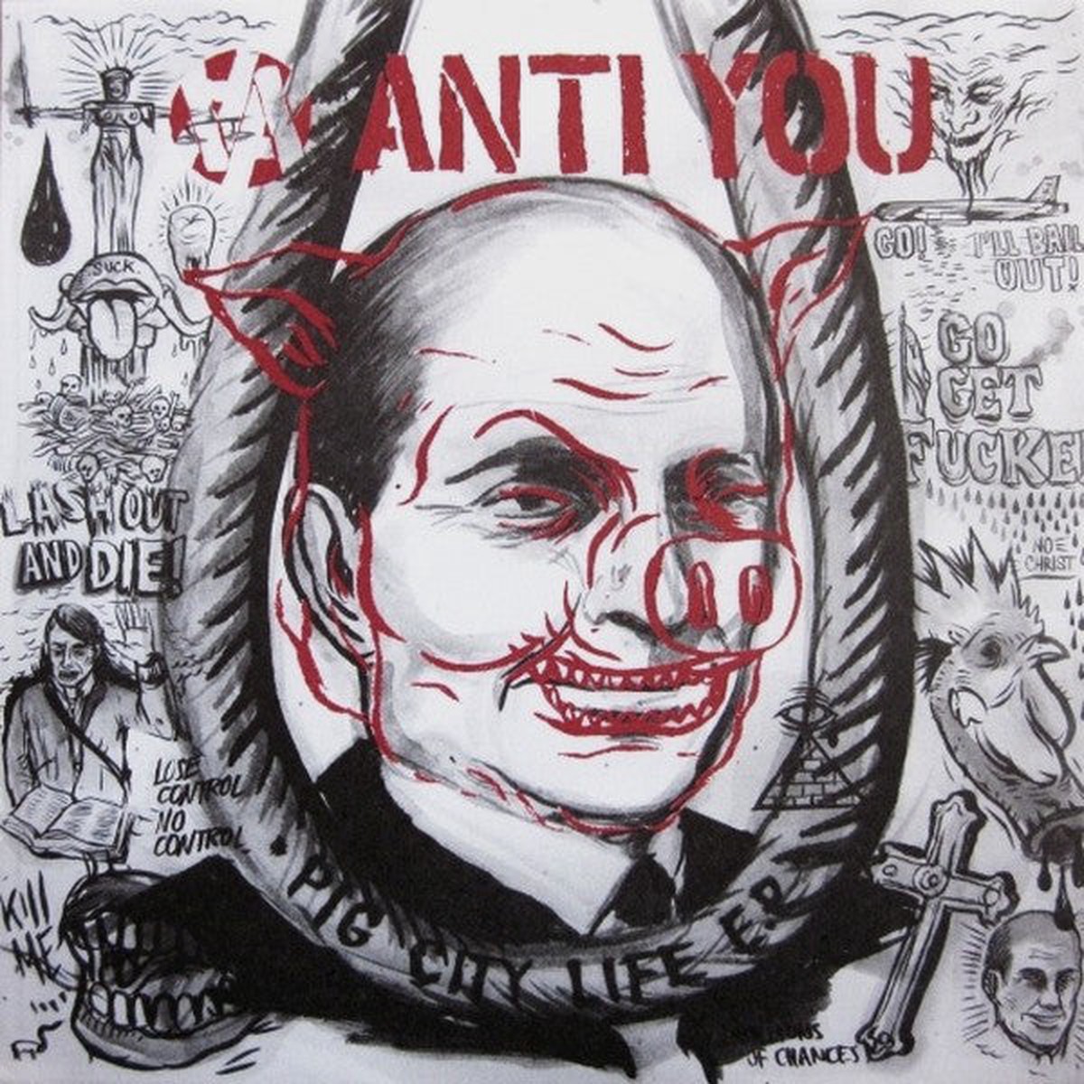 Anti You - Pig City Life EP (7 SSided EP) - USED