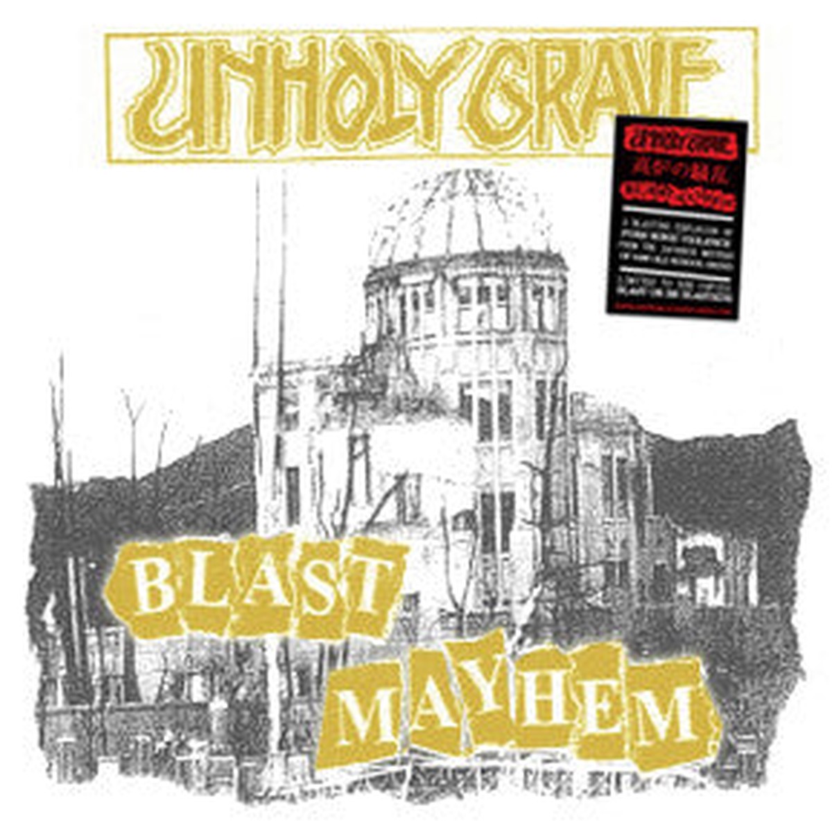 Unholy Grave - Blast Mayhem (LP Album) - NEW