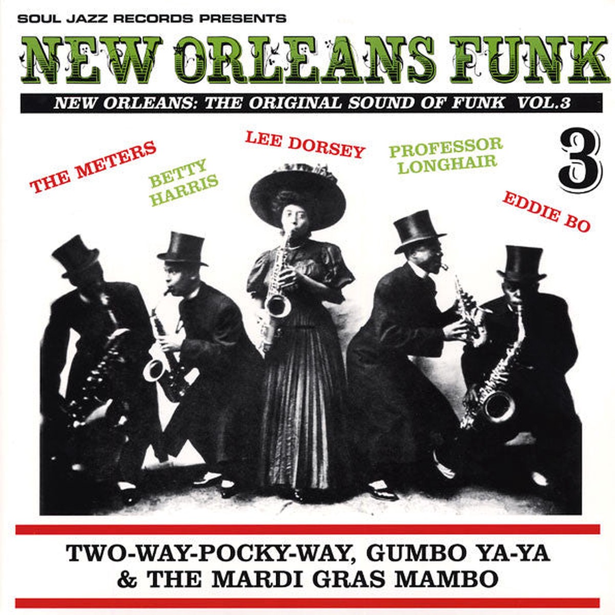 Various - New Orleans Funk 3 (New Orleans The Original Sound Of Funk Vol3) (Two-Way-Pocky-Way Gumbo Ya-Ya The Mardi Gras Mambo) (2xLP Comp Gat) - NEW
