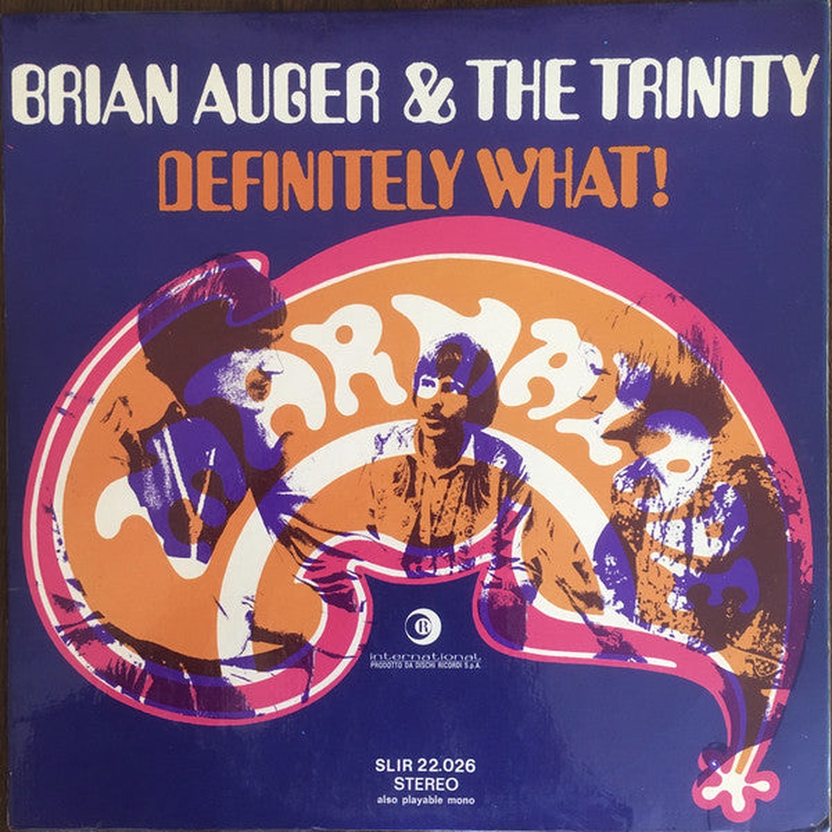 Brian Auger The Trinity - Definitely What (LP Album) - USED