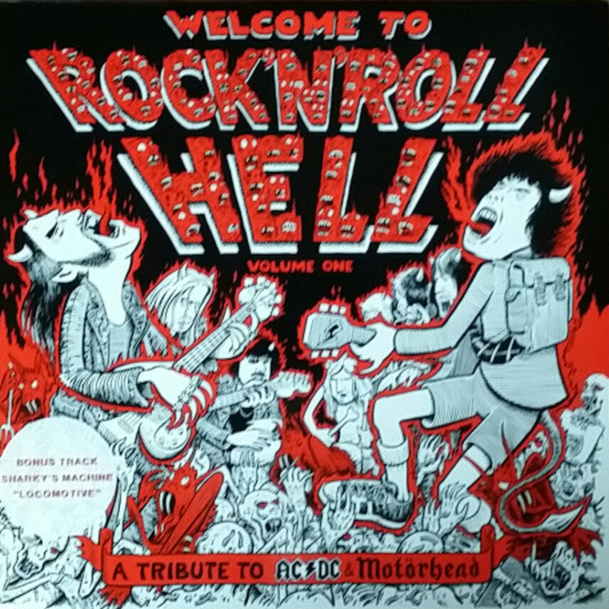 Various - Welcome To RocknRoll Hell (LP Comp) - USED