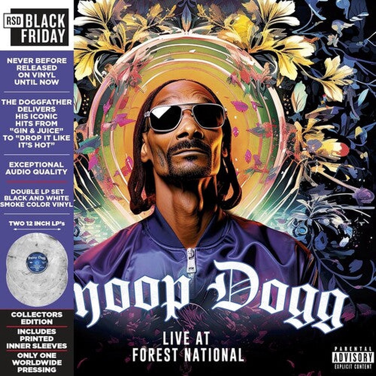 DAMAGED Snoop Dogg - Live at Forest National 2005 Black White Vinyl