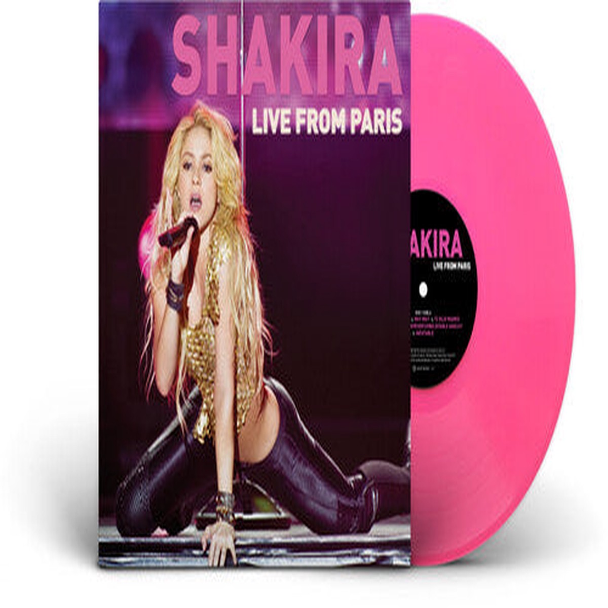Shakira - Live From Paris 2-lp Pink Vinyl