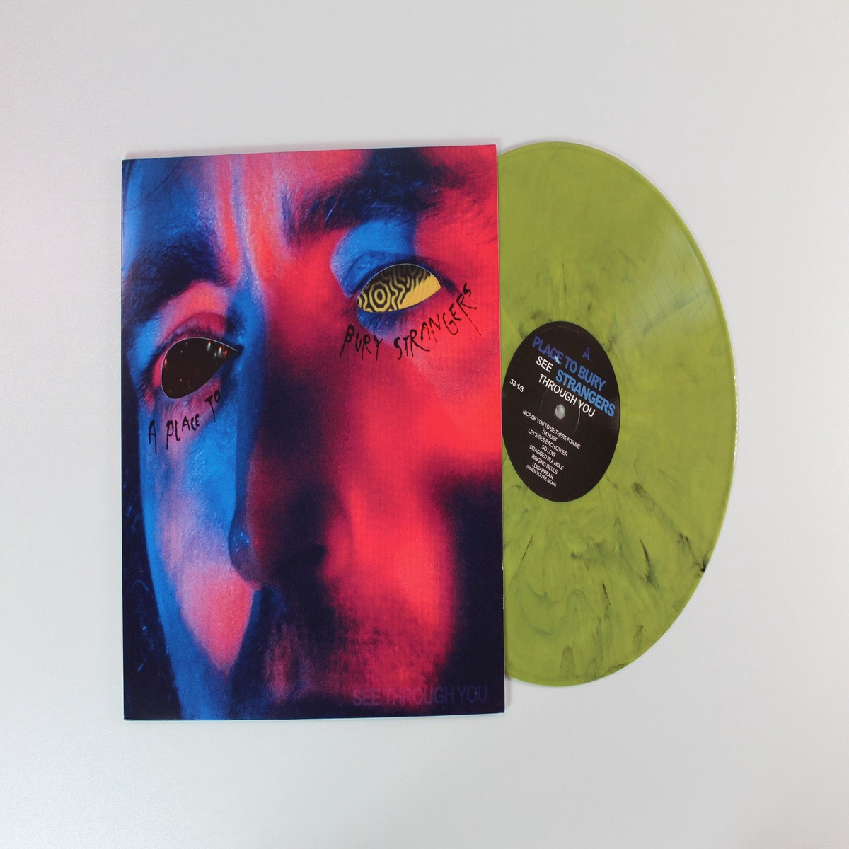 A Place To Bury Strangers - See Through You on DedStrange Ltd Yellow Black Marble