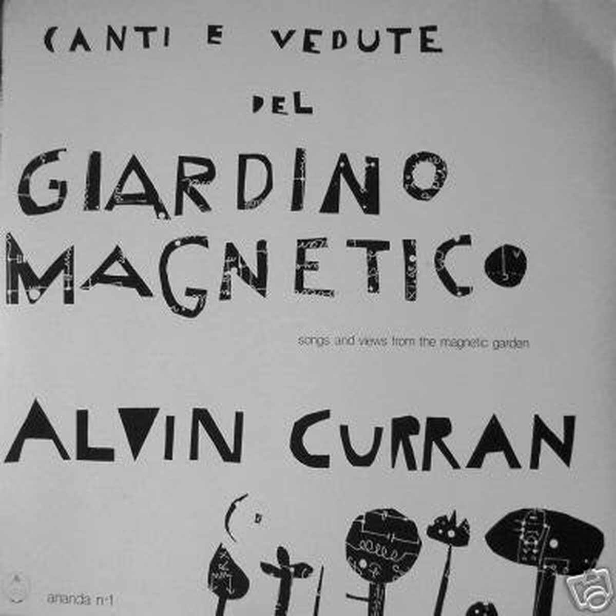 Alvin Curran - Canti E Vedute Del Giardino Magnetico (LP Album Fol) - USED