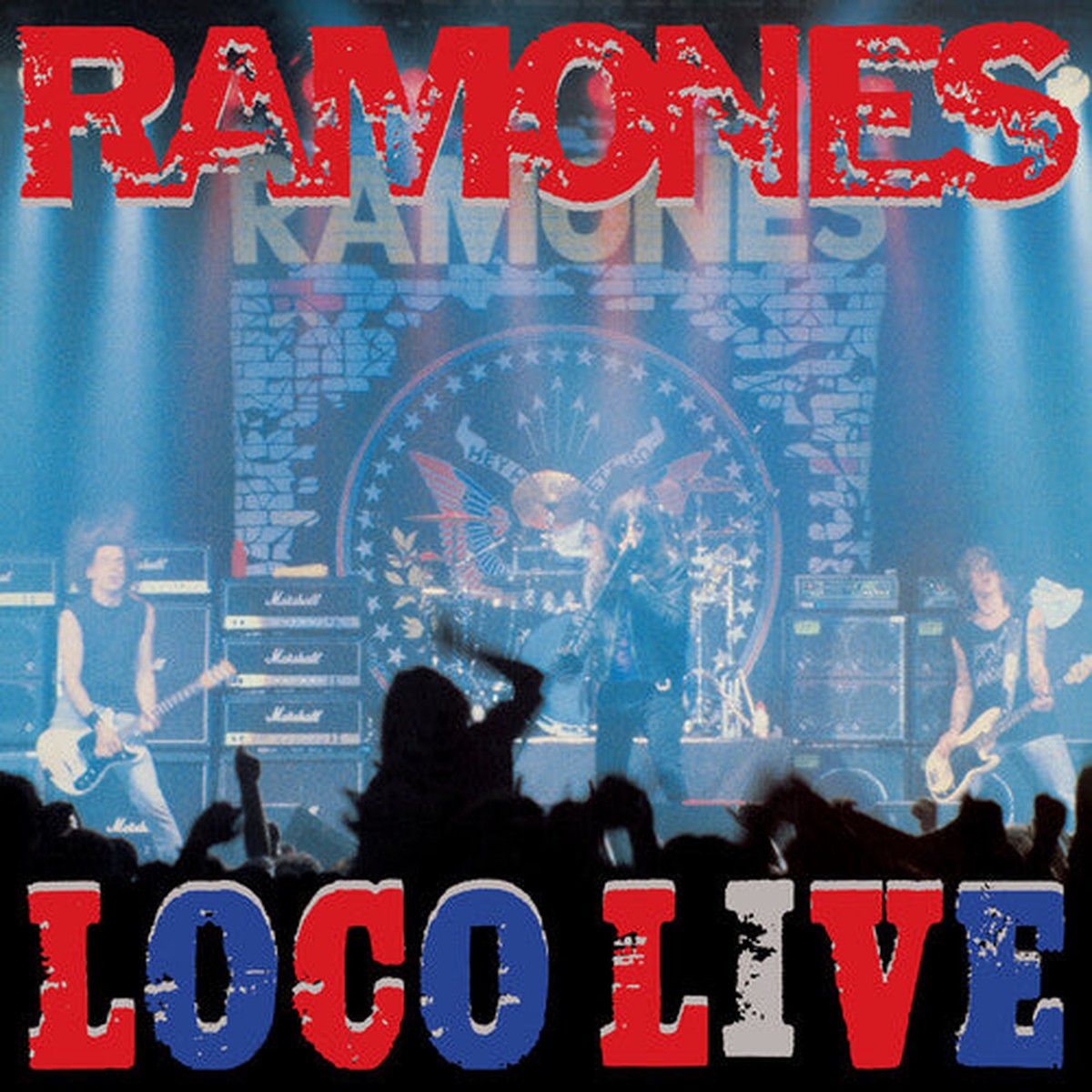 The Ramones - Loco Live 2-lp Red Blue