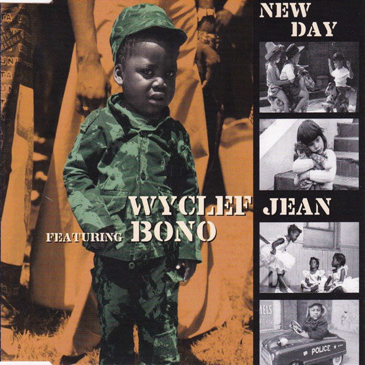 Wyclef Jean Featuring Bono - New Day (CD Single) - USED