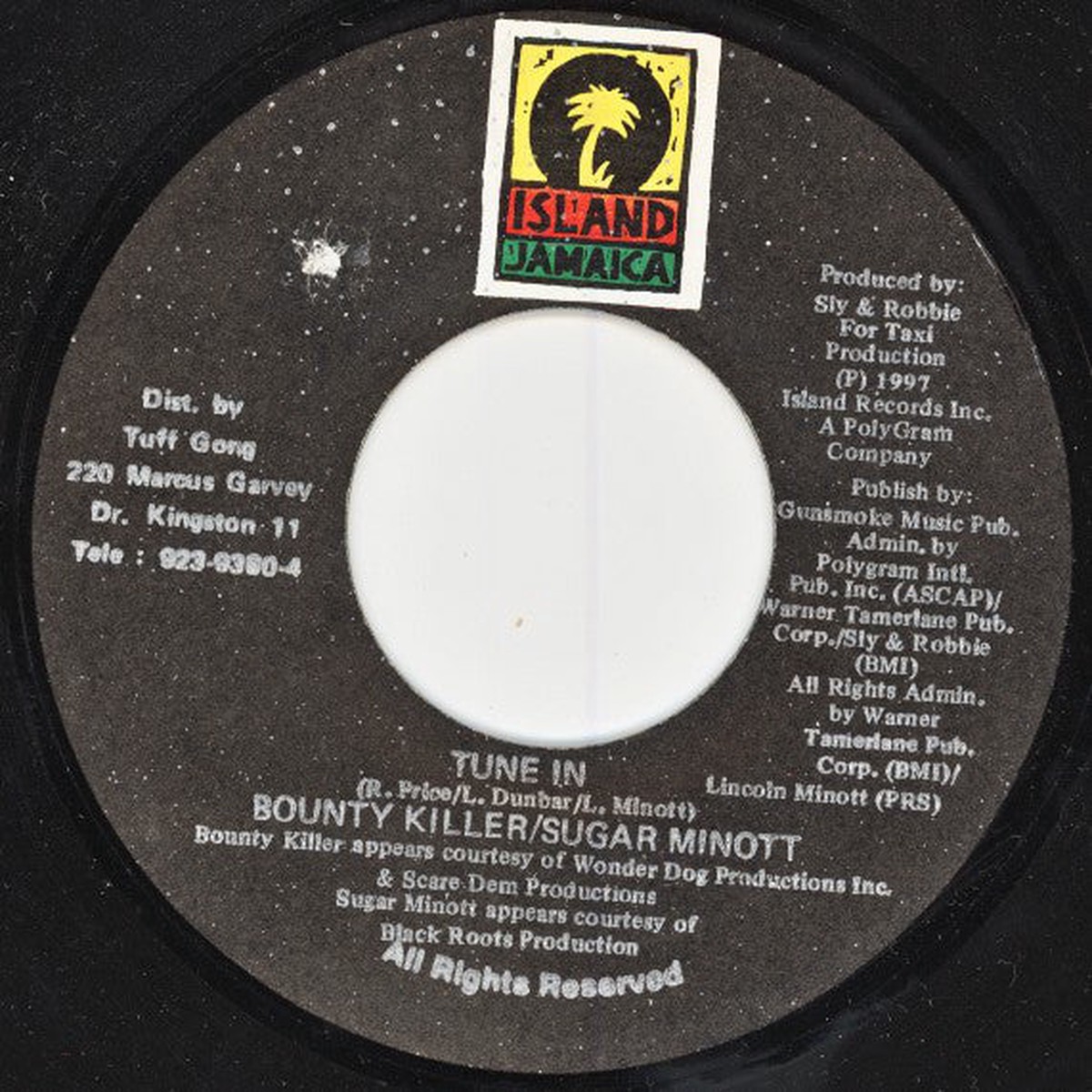 Bounty Killer Sugar Minott - Tune In (7) - USED