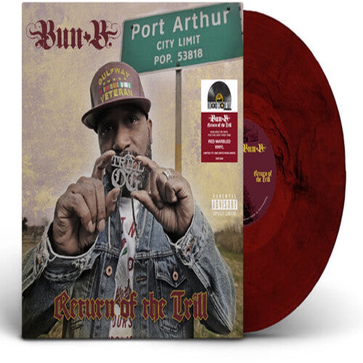 Bun B - Return of the Trill 2LP Red Black Vinyl
