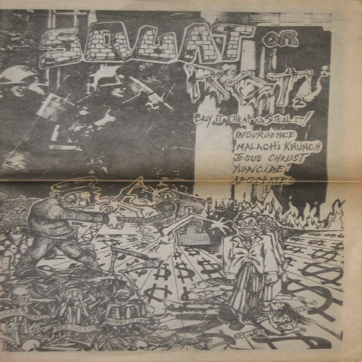Various - Squat Or Rot 2 (7 EP Comp) - USED