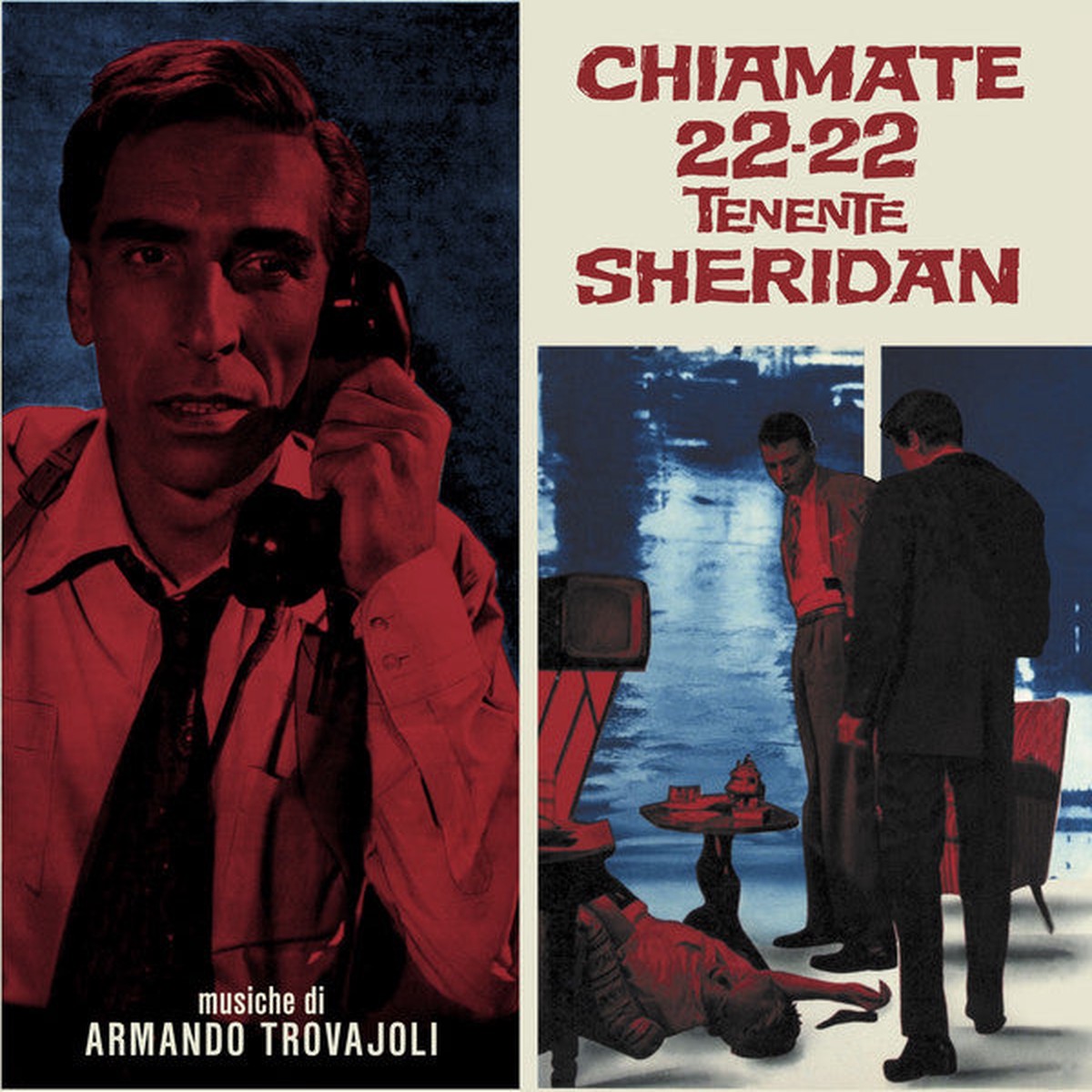 Armando Trovajoli - Chiamate 22-22 Tenente Sheridan (LP Album Ltd 180) - NEW