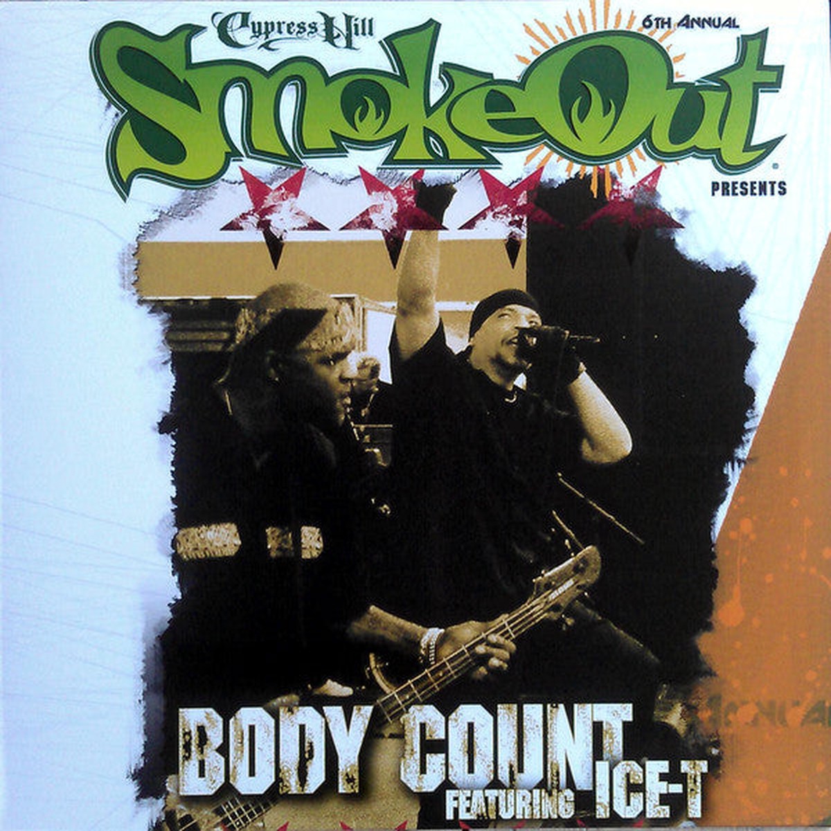 Body Count (2) Featuring Ice-T - SmokeOut Festival Presents Body Count Featuring Ice-T (LP Album RE) - NEW