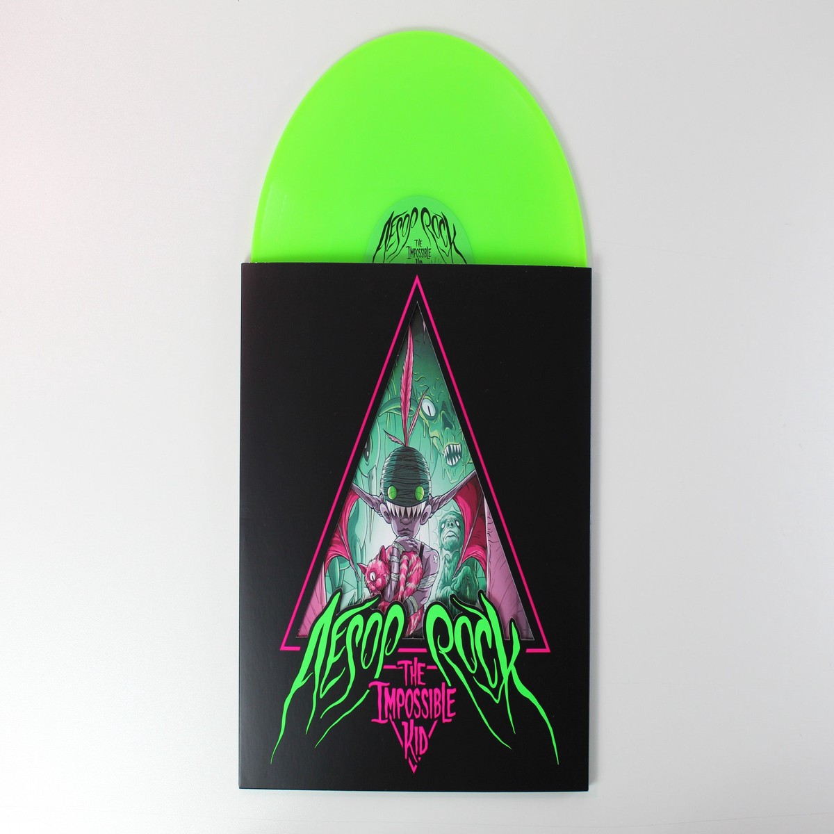 Aesop Rock - The Impossible Kid on Rhymesayers Green Pink Vinyl