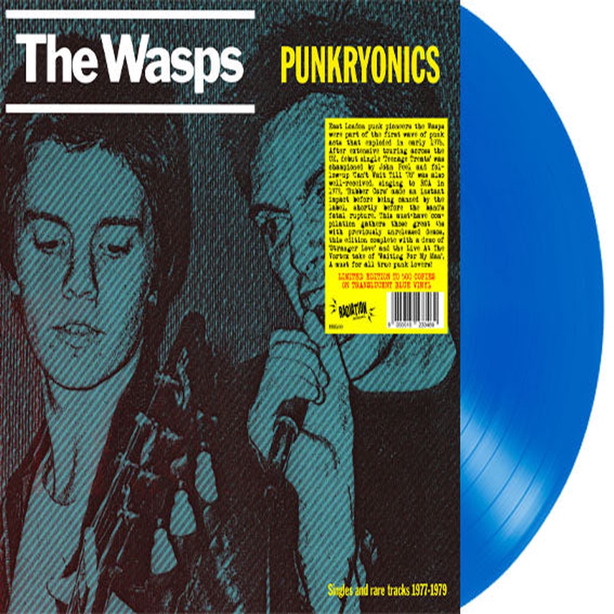 WASPS - PUNKRYONICS Singles Rare Tracks 1977-1979 (LP Album Blue RE) - NEW