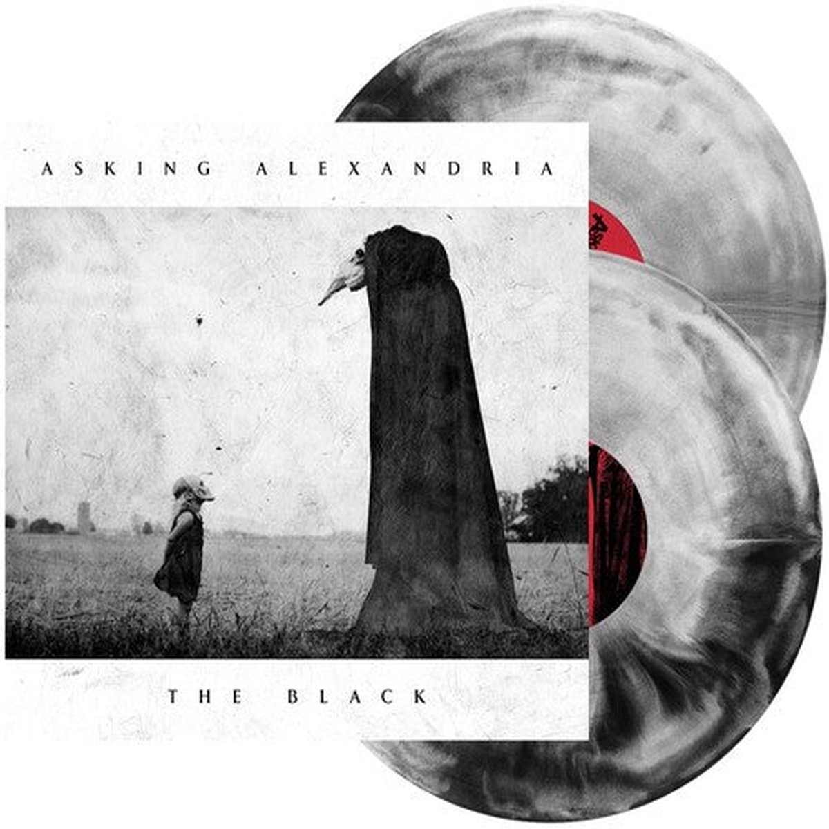 DAMAGED Asking Alexandria - The Black White Black Galaxy Vinyl