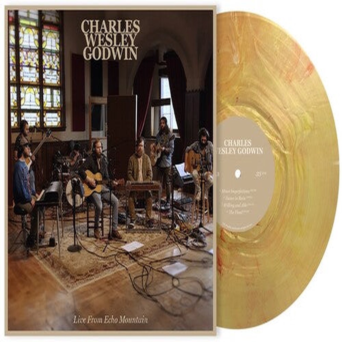 DAMAGED Charles Wesley Godwin - Live From Echo Mountain Sunflare Color Vinyl