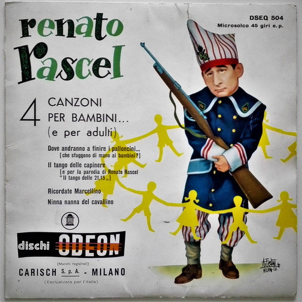 Renato Rascel - 4 Canzoni Per Bambini (E Per Adulti) (7 EP) - NEW