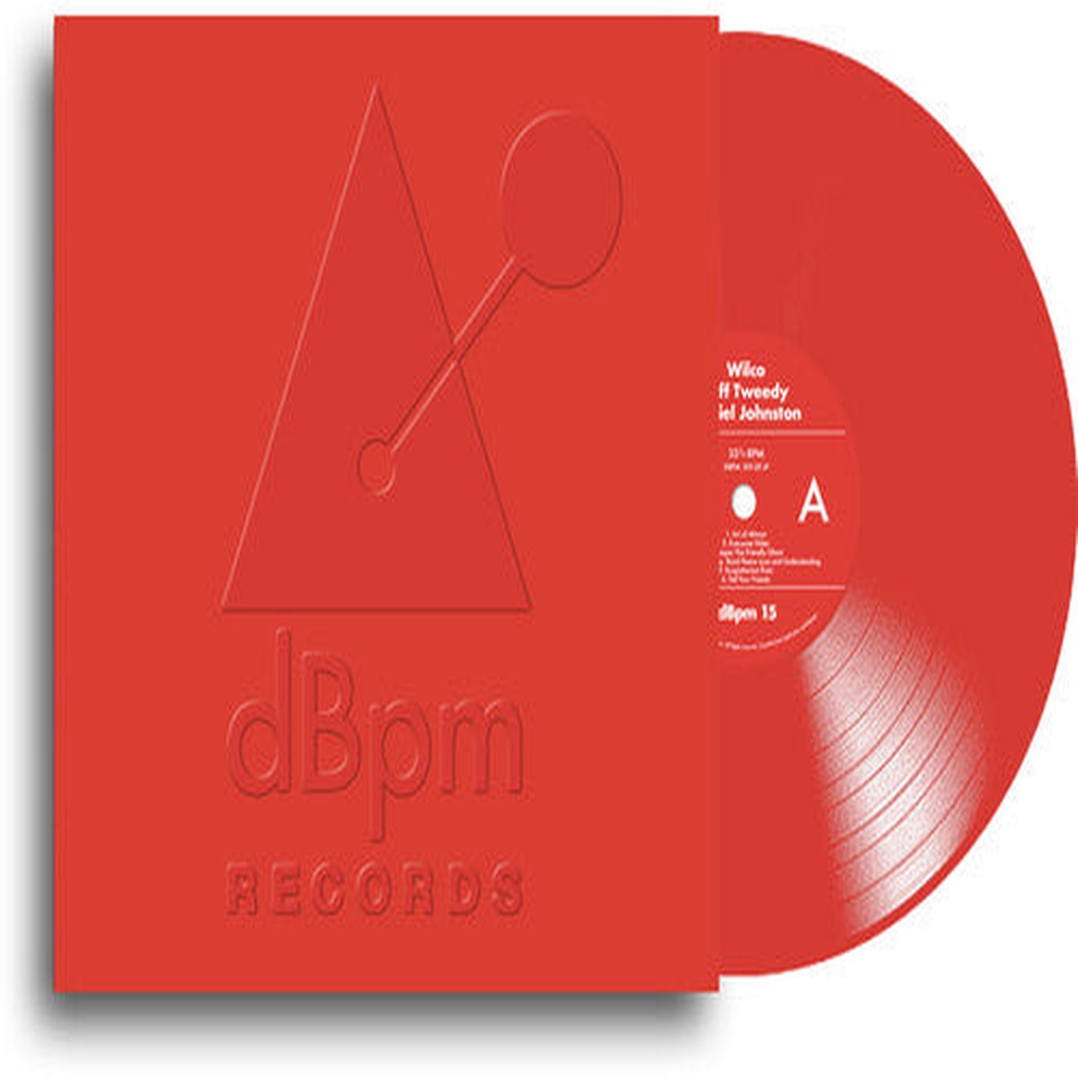 DAMAGED Wilco Jeff Tweedy Daniel Johnston - Dbpm 15 Red Vinyl