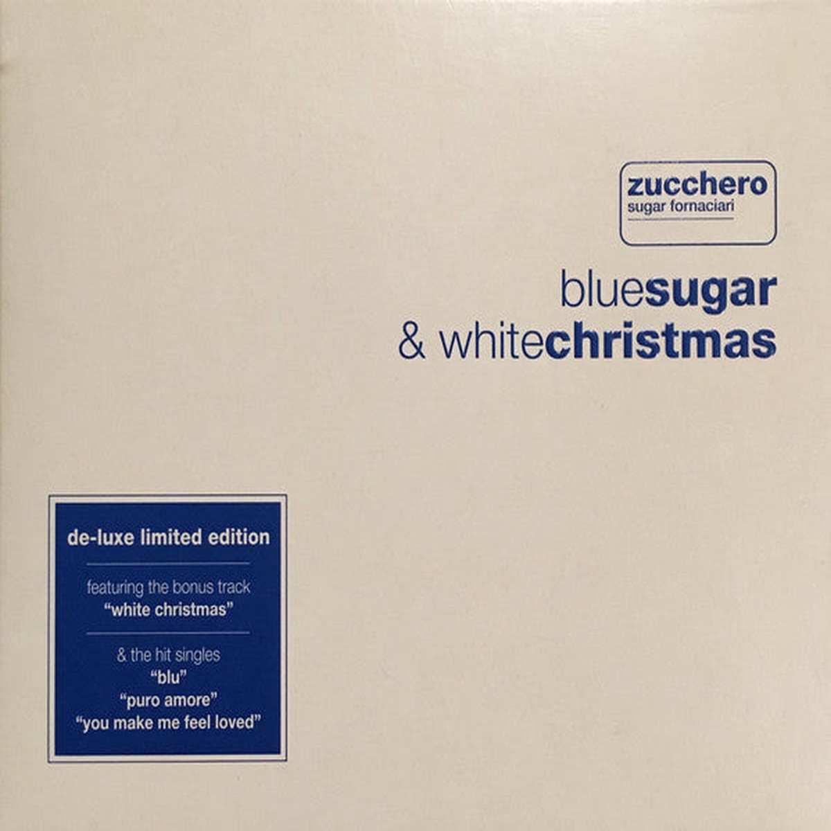 Zucchero - Bluesugar Whitechristmas (CD Album) - USED