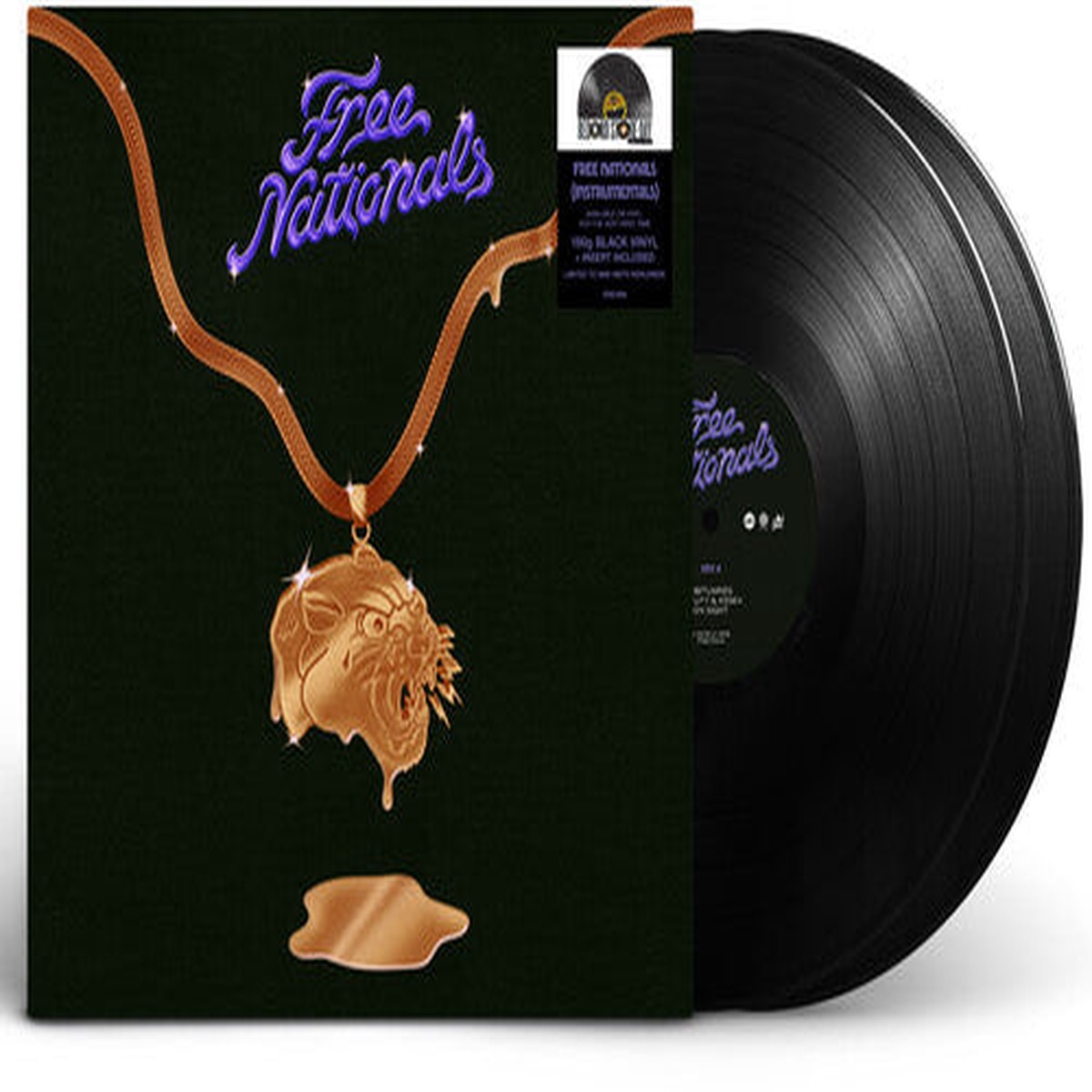 DAMAGED Free Nationals - Free Nationals (Instrumentals) 2-lp