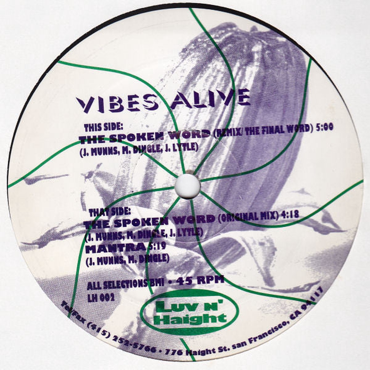 Vibes Alive - The Spoken Word (12) - USED