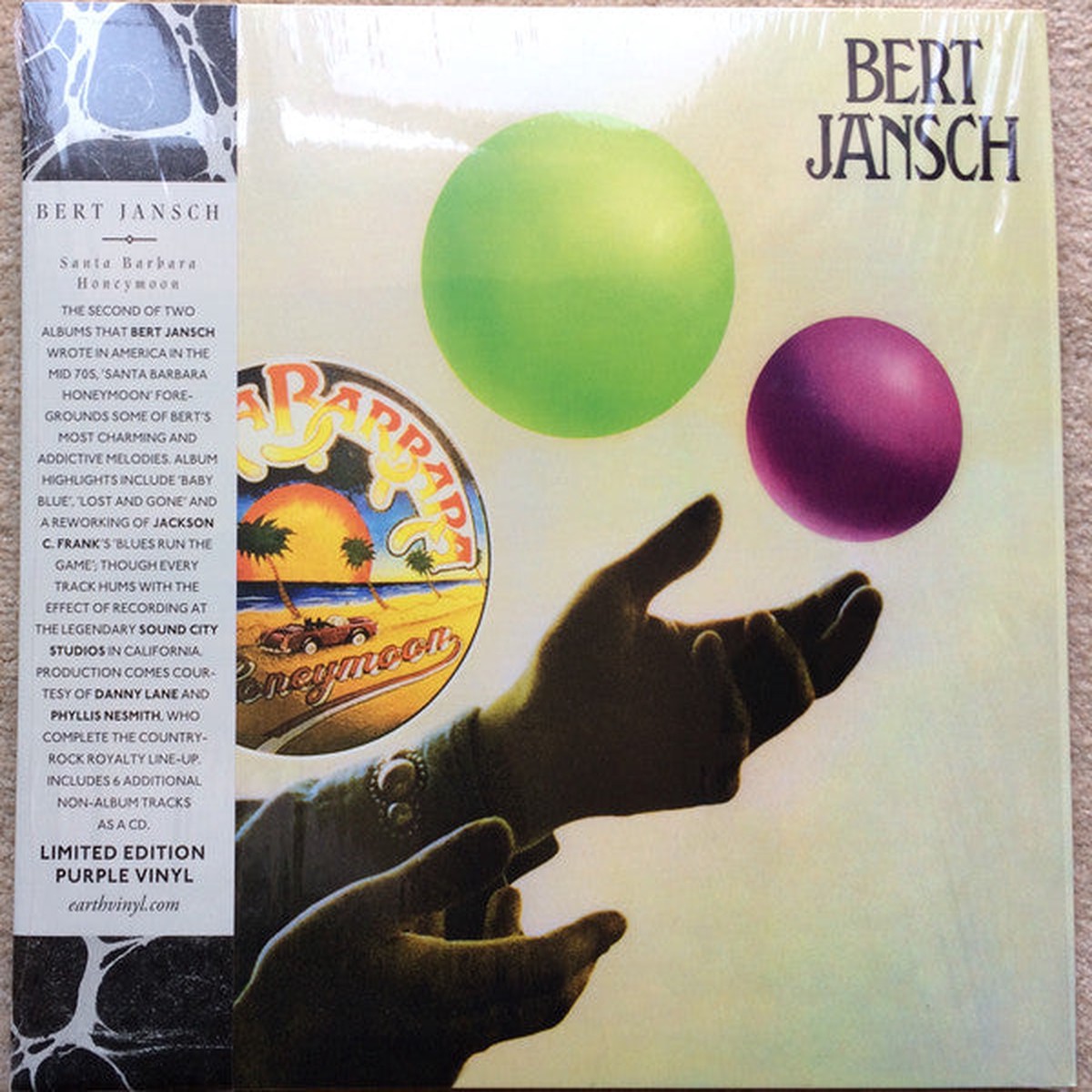Bert Jansch - Santa Barbara Honeymoon (LP Album Ltd RE Pur CD) - NEW