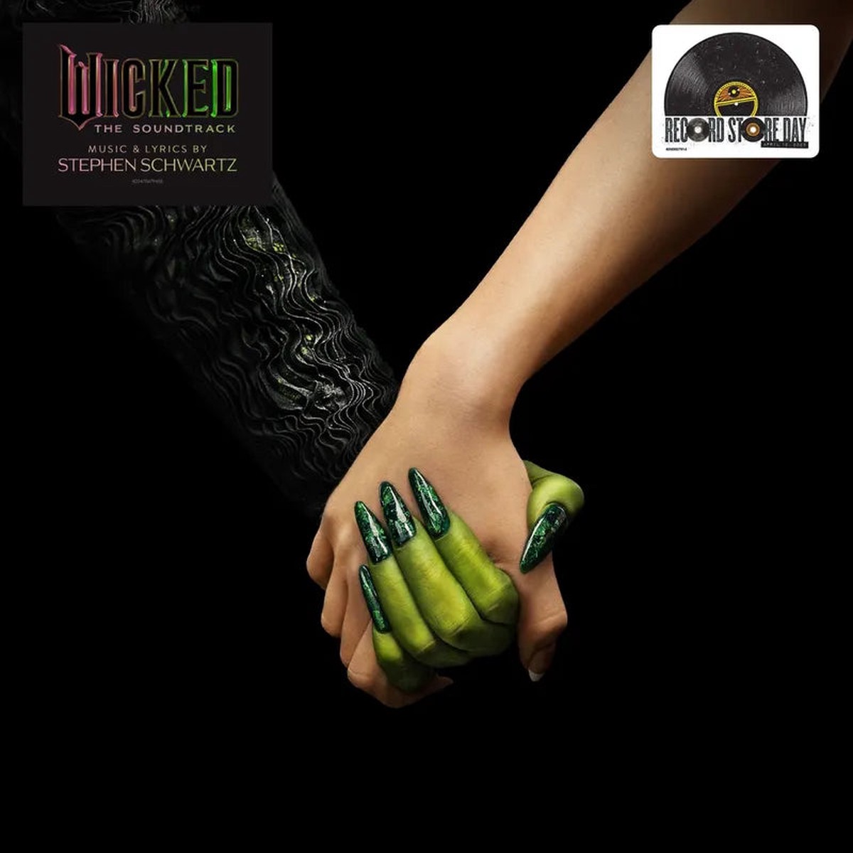 Various Artists - Wicked The Soundtrack 2-lp Green Glitter Pink Glitter Vinyl